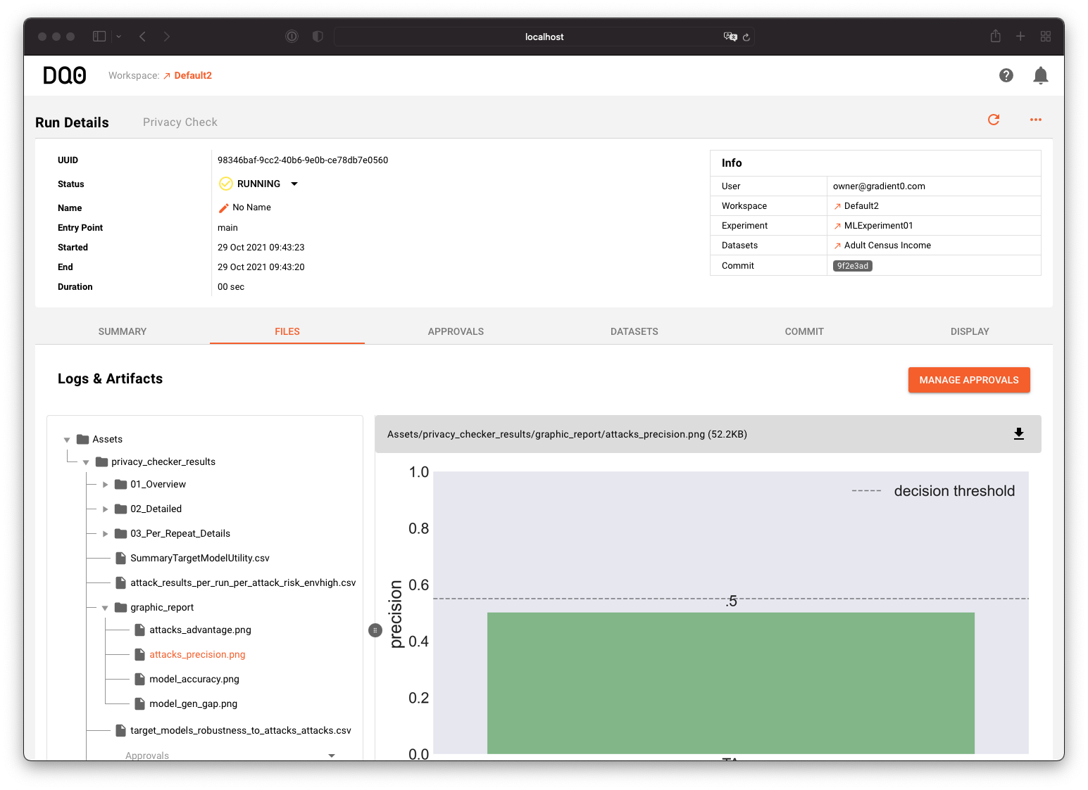 Privacy Checker Results