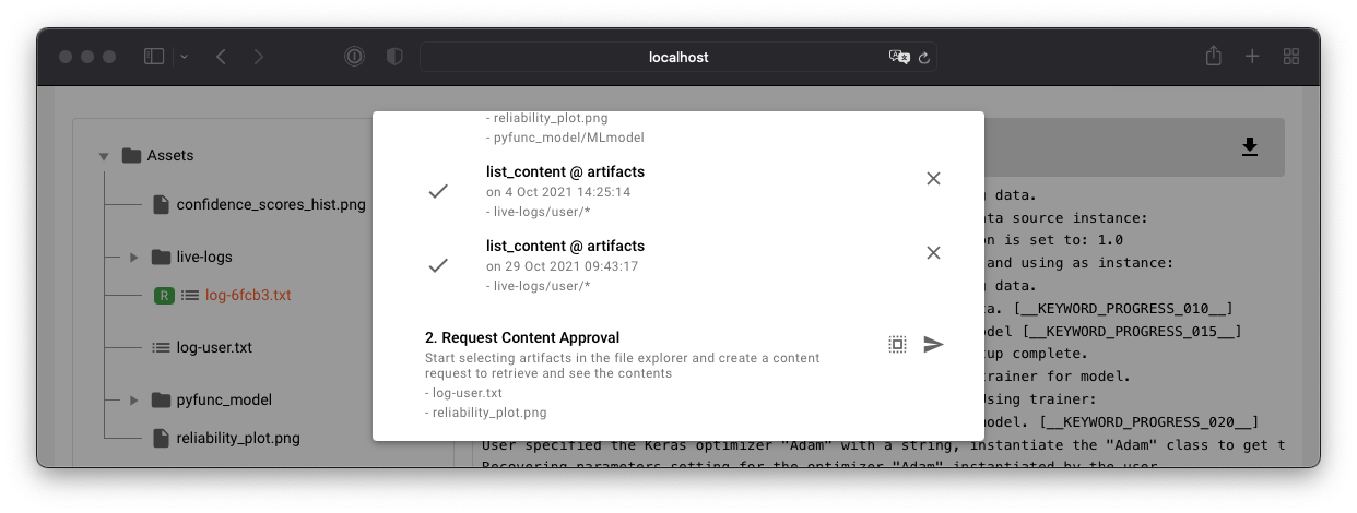Get Content Approval Files